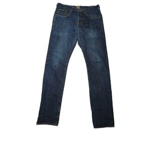 PRPS Jeans Donwan Harrell Mens 32x34 Button Fly Dark Wash Selvaged